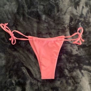 Neon pink bikini bottoms